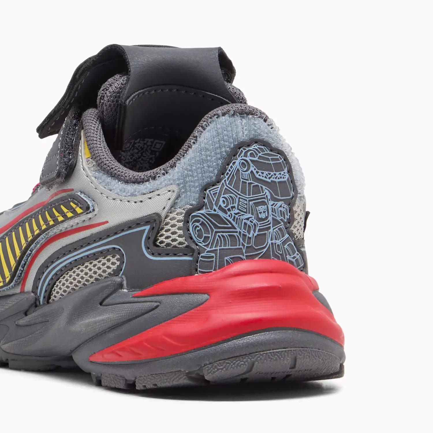 Удобные кроссовки для малышей Puma X Transformers Rs Surge, Gray Echo-Moody Gray — фото 3