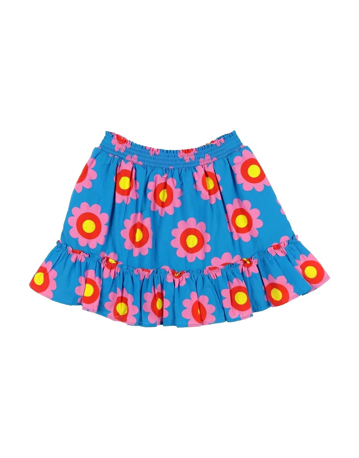 Детская юбка для девочек с цветочным принтом Stella Mccartney Kids, синий