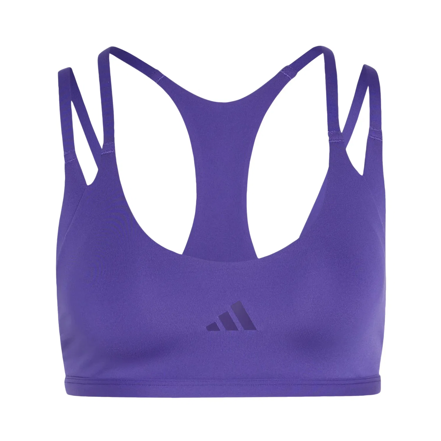 Спортивный бюстгальтер Adidas Performance Bralette Optime Workout фиолетового цвета