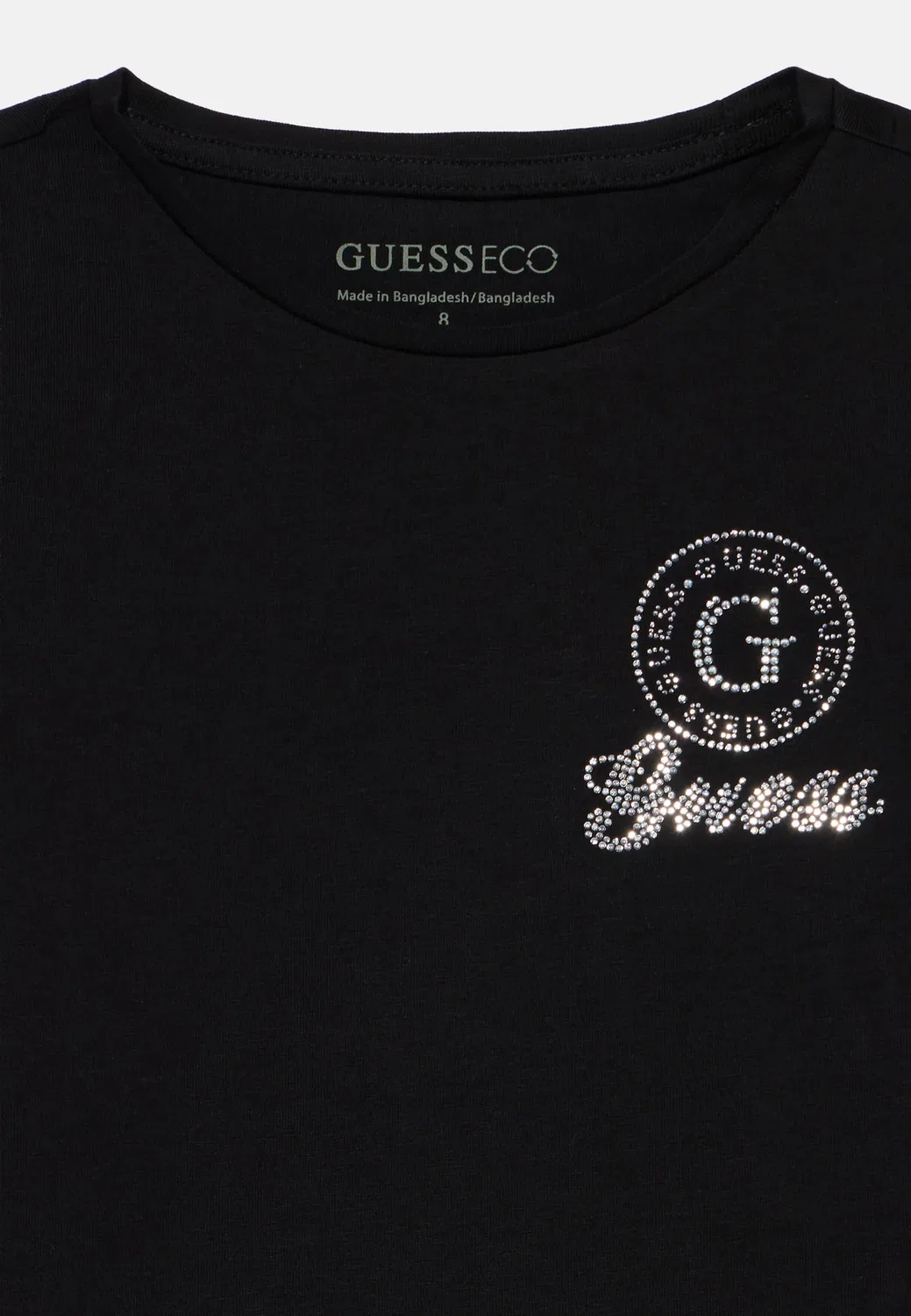 Детская футболка с длинными рукавами Guess, Jet Black — фото 4