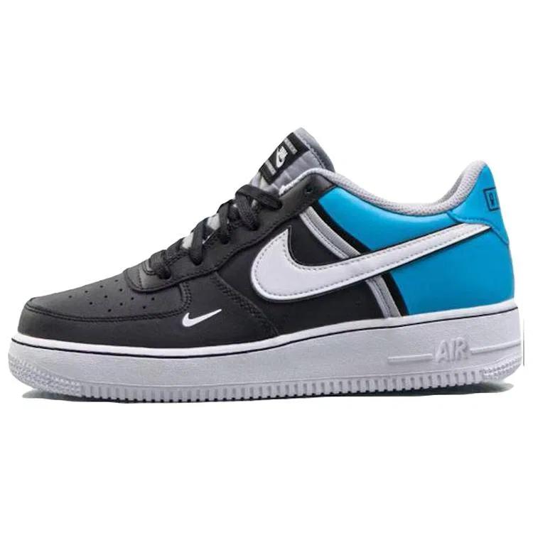 Детские кроссовки для скейтбординга с низким верхом Nike Air Force 1, Blue Black
