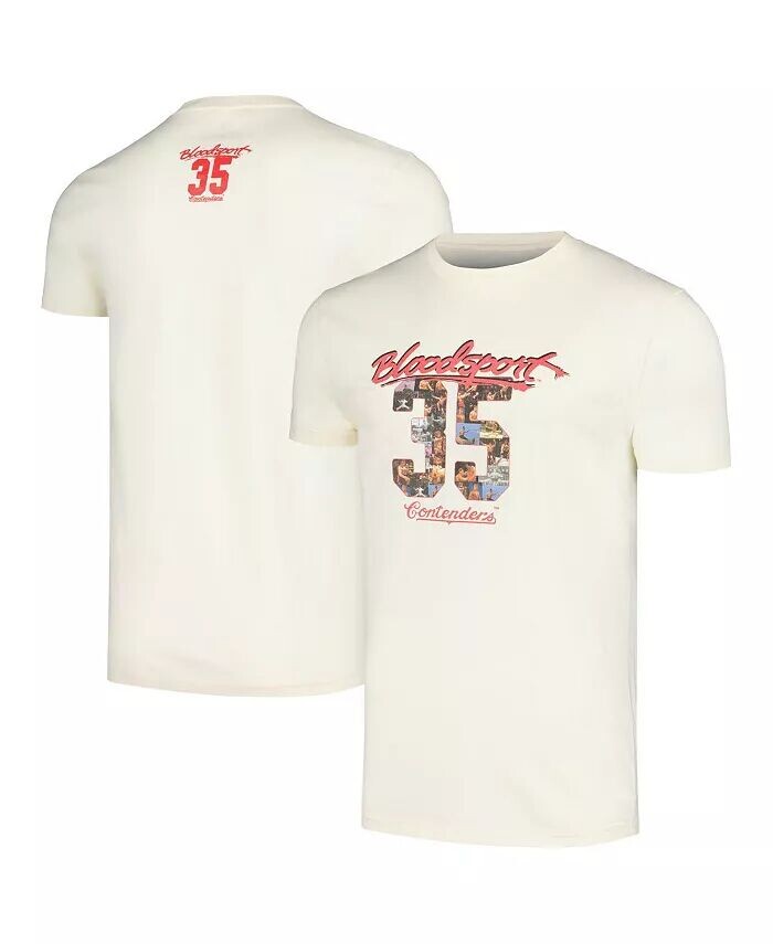 

Мужская кремовая футболка Bloodsport в честь 35-летия Contenders Clothing