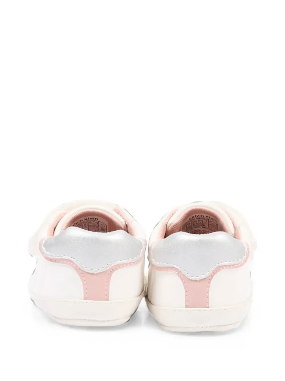 Низкие кроссовки с логотипом и застежкой на липучке Calvin Klein Kids, белый — фото 4