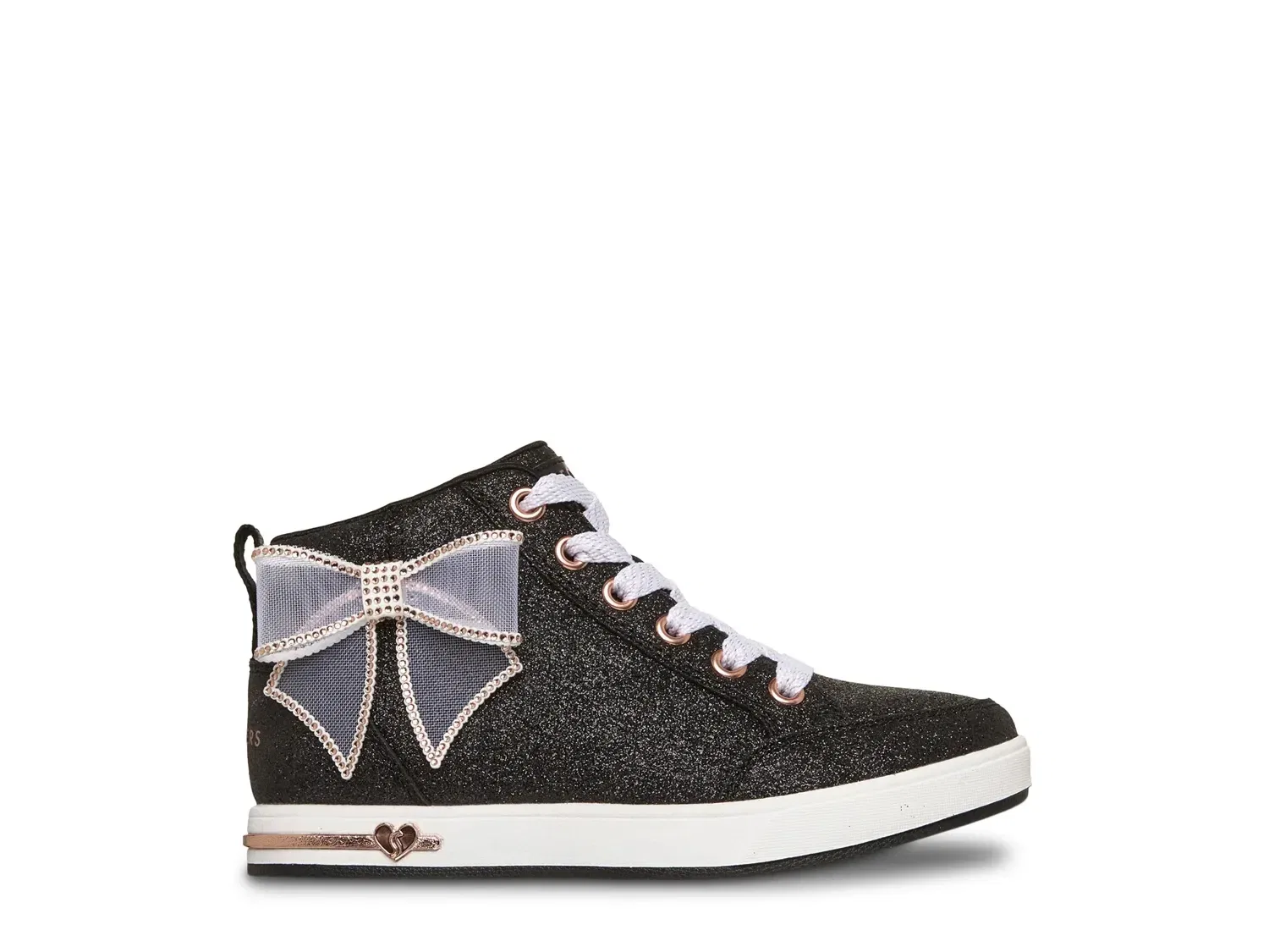 Кроссовки с блестящим верхом Street Shoutouts 2.0 Dreaming Bows, Skechers, черный — фото 4
