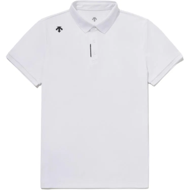 Детское поло Unisex DESCENTE, White