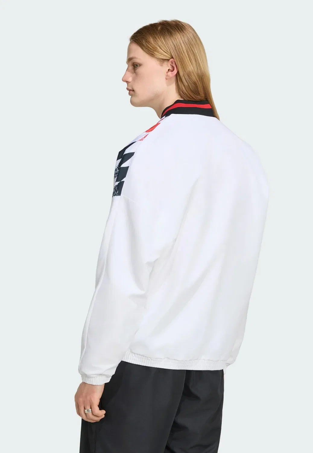 Спортивная куртка стадиона «Манчестер Юнайтед» - клубная одежда Adidas Performance, White — фото 2