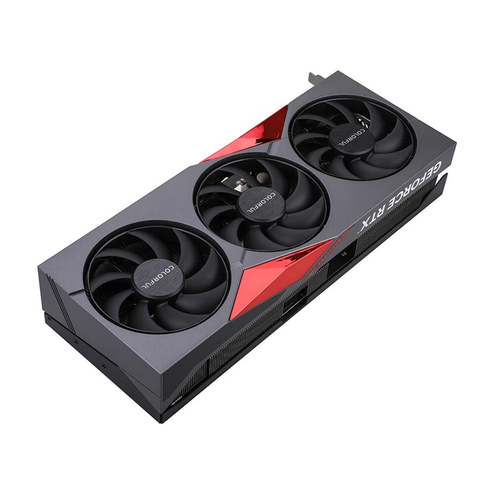 

Видеокарта Colorful Battle Ax GeForce RTX 4070 Ti Super Deluxe Edition, 16 ГБ, черный/красный