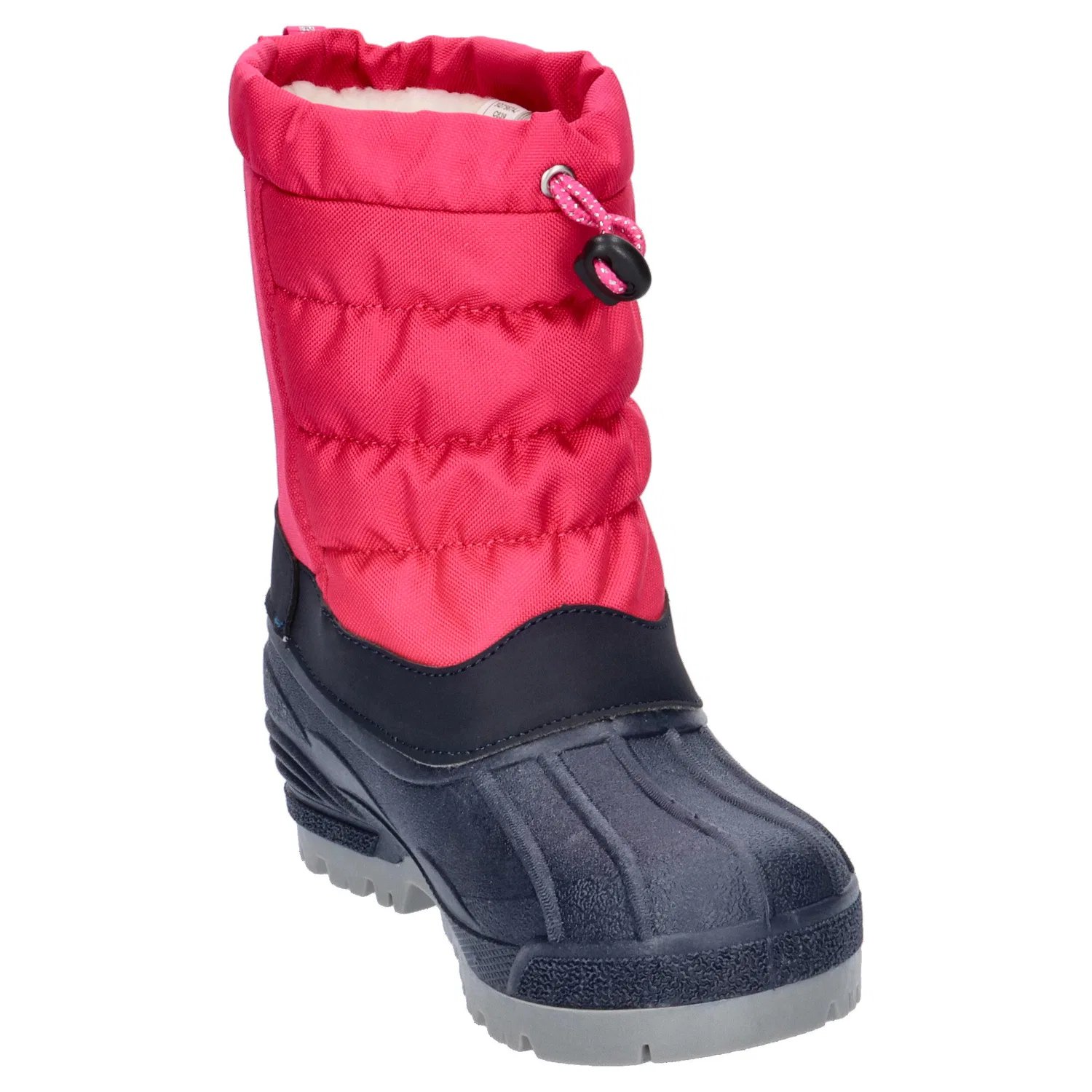 Детские зимние ботинки с высоким голенищем Kids Hanki 3.0 Snow Boots Cmp, Rosa / Konigsblau / Grau — фото 2