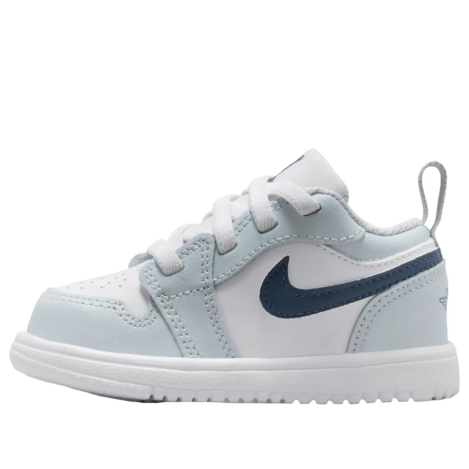 Детские кроссовки с закрытой шнуровкой Air Jordan 1 Low ALT, белый