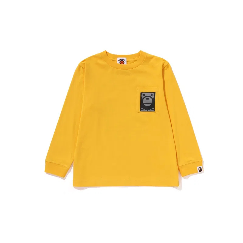 Детская футболка с принтом A BATHING APE, Yellow YEX