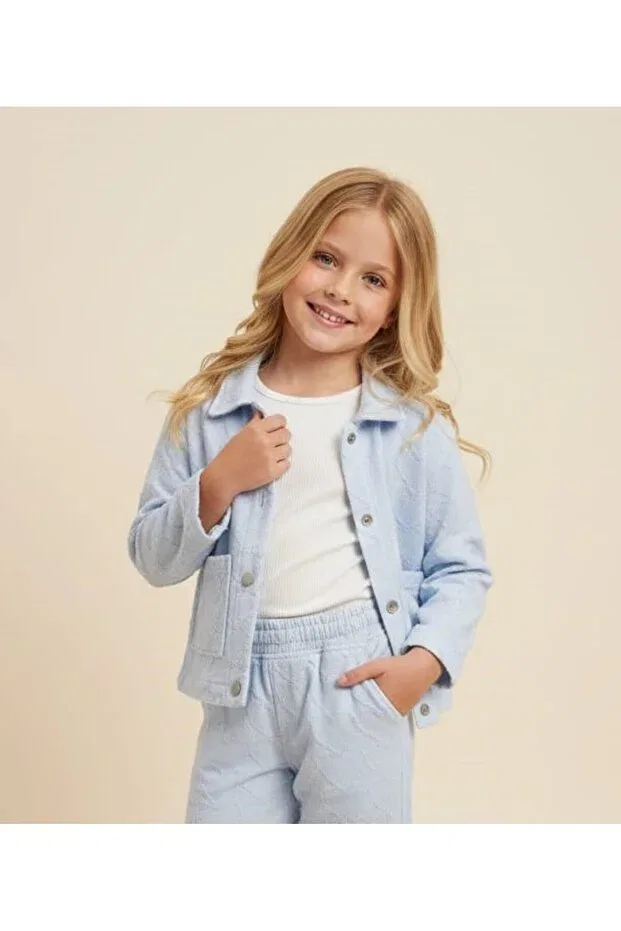 Детская габардиновая куртка DMB с сердечками, 26 ярдов, MB-9947 Dmb Boys & Girls
