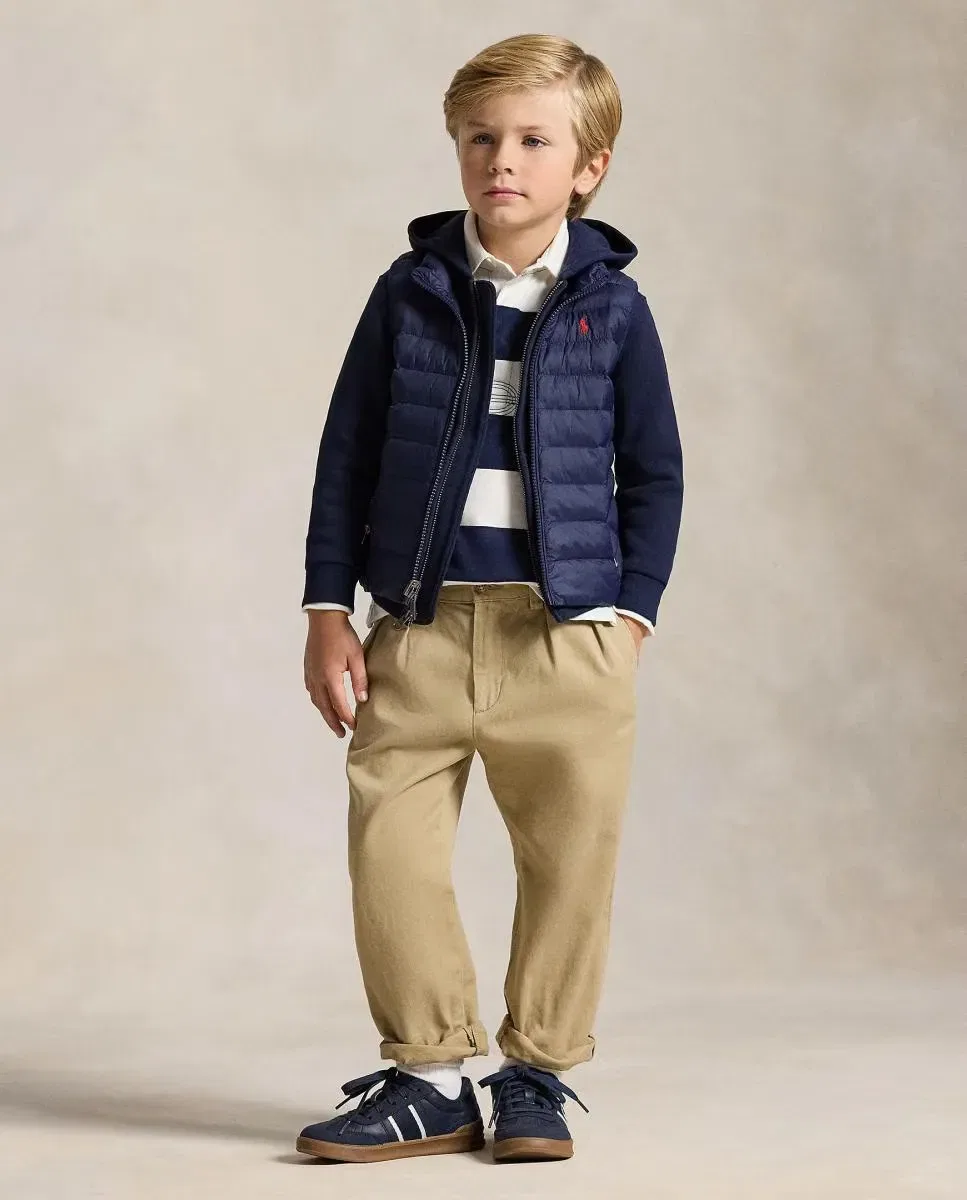 Детская худи для девочек на молнии Polo Ralph Lauren, Azul Marino — фото 4