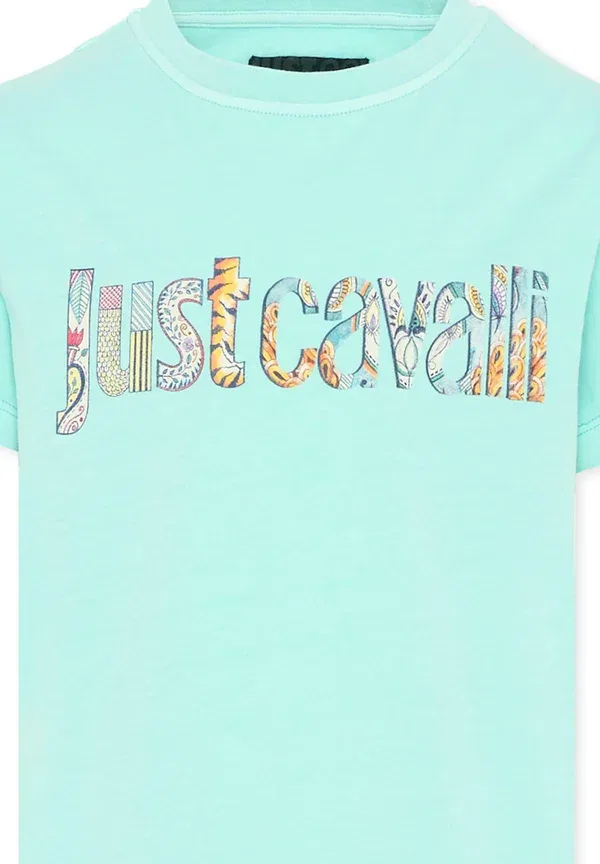 Футболка Just Cavalli, зеленый — фото 3