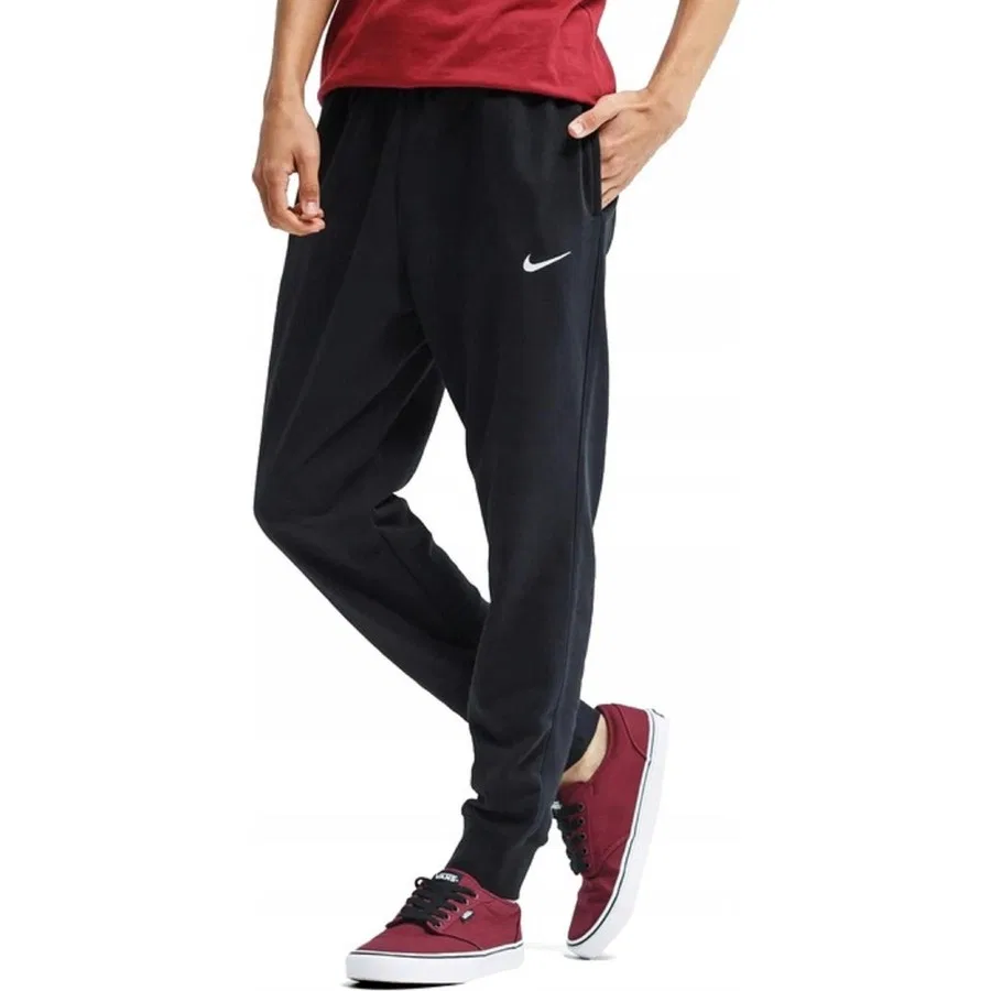 Штаны спортивные свободного кроя хлопковые Nike Sportswear, Черный