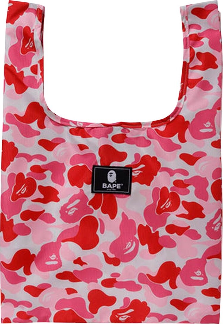 

Сумка BAPE ABC Camo M Shopping Bag Pink, розовый