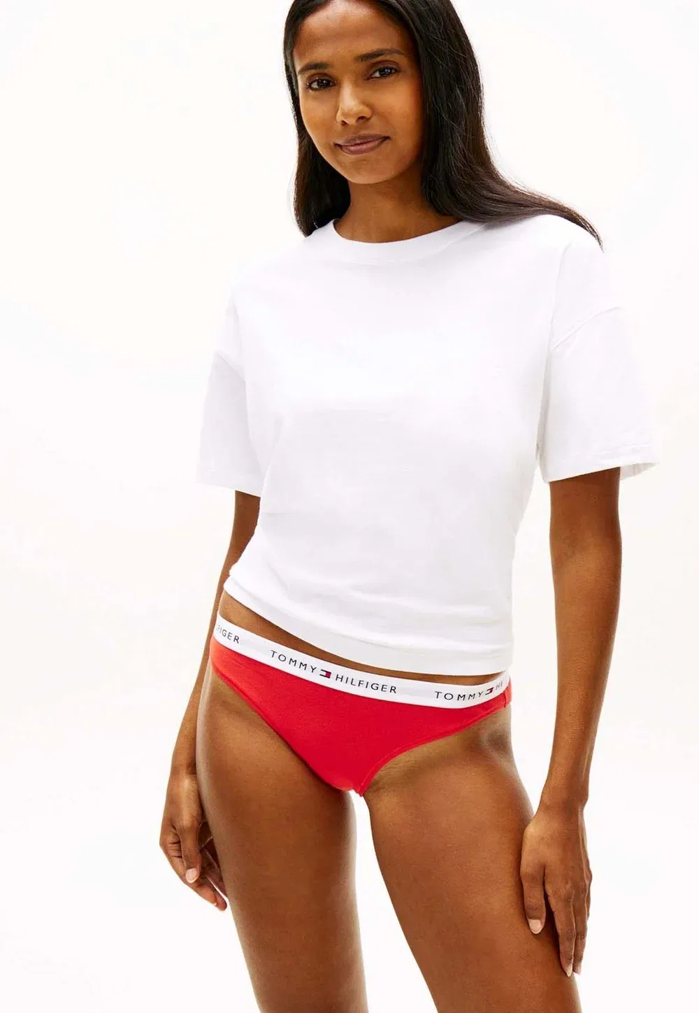 Комплект из 3 бикини-трусиков Tommy Hilfiger, Mini Floral Fire Red Foggy Pi