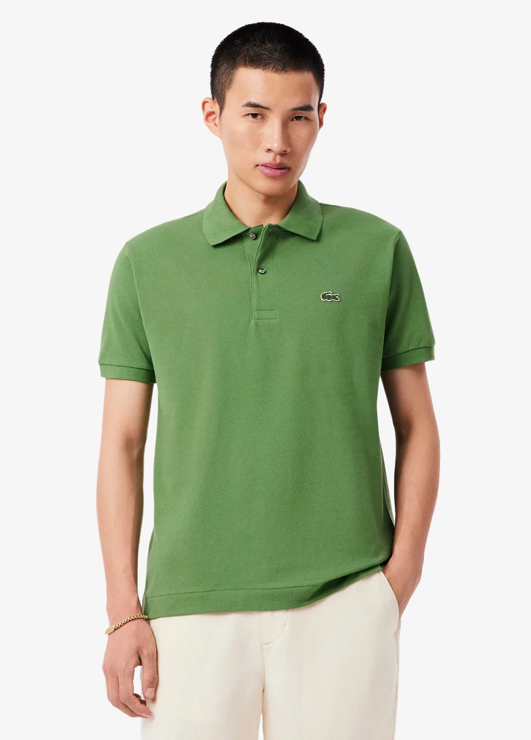 Поло Lacoste L.12.12 Classic Fit, Yeşil — фото 2
