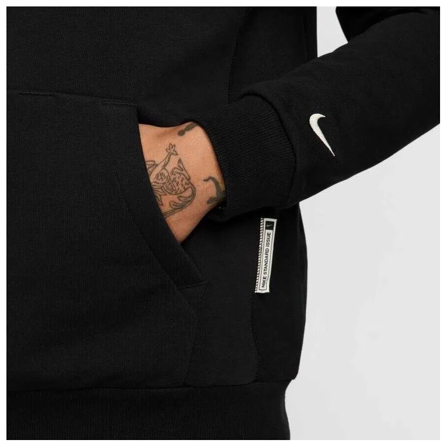 Мужской свитшот с капюшоном Dri-FIT Standard Issue Pullover Nike, Черный — фото 4