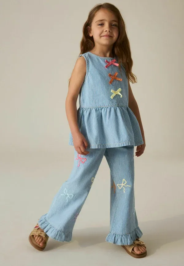 Брюки из модала и полиэстера Set Little Bird