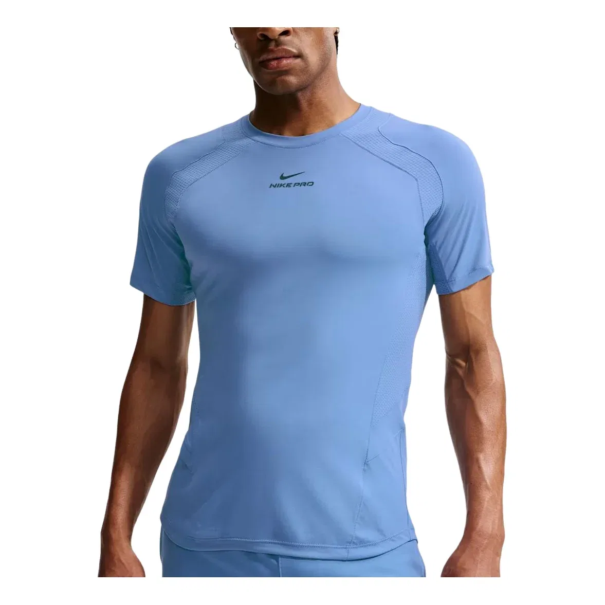 Мужская футболка Nike Pro Dri-FIT ADV Indigo Storm Black, синий