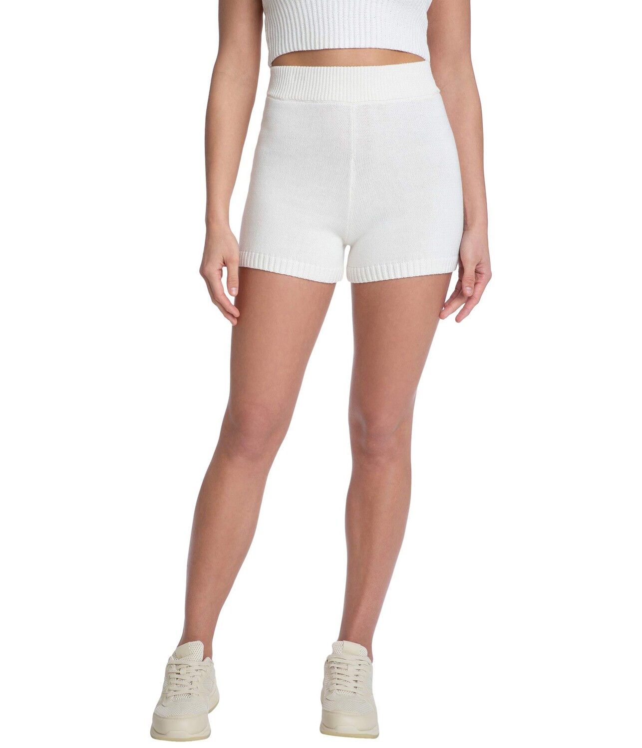 

Шорты Juicy Couture, Ribbed Waist Sweater Shorts