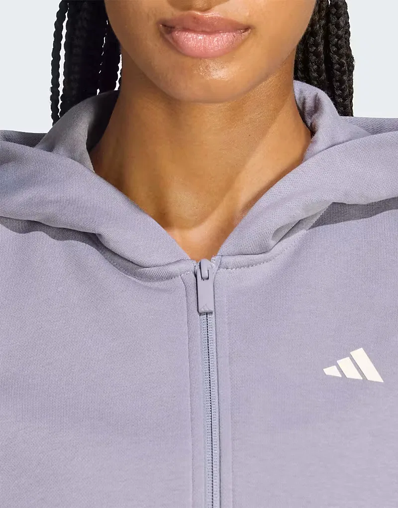Спортивная куртка Adidas Performance с тремя полосками, модель Studio, серый — фото 4