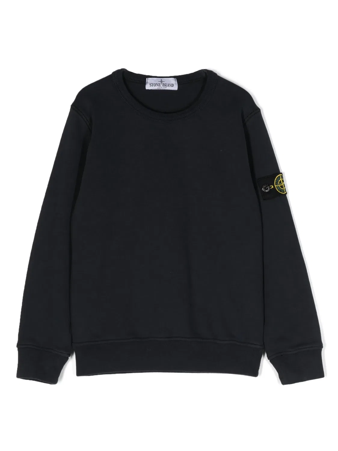 Хлопковый свитшот с эмблемой компаса Stone Island, глубокий синий