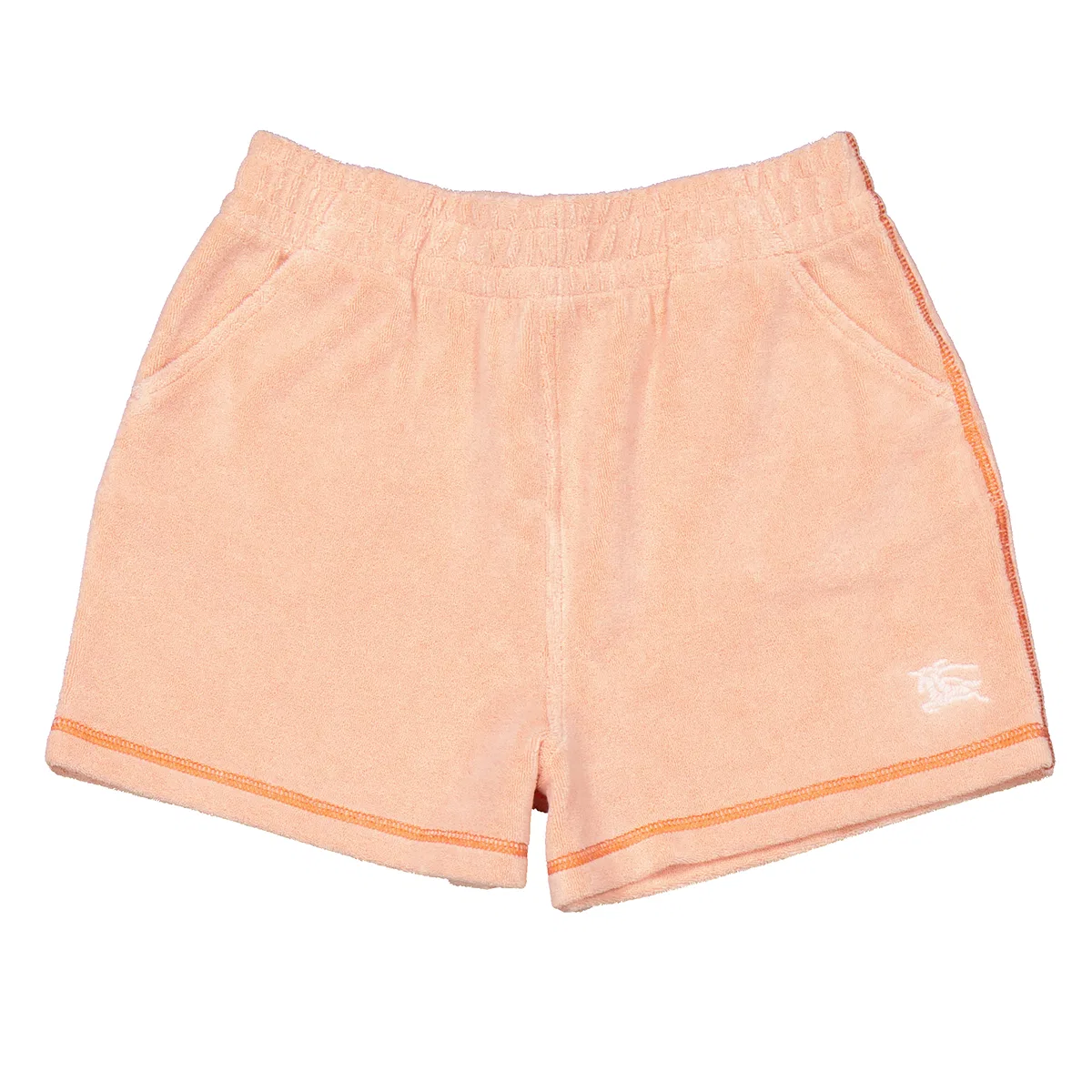 Шорты из футера с вышивкой Nadine EKD Burberry, Dusky Coral