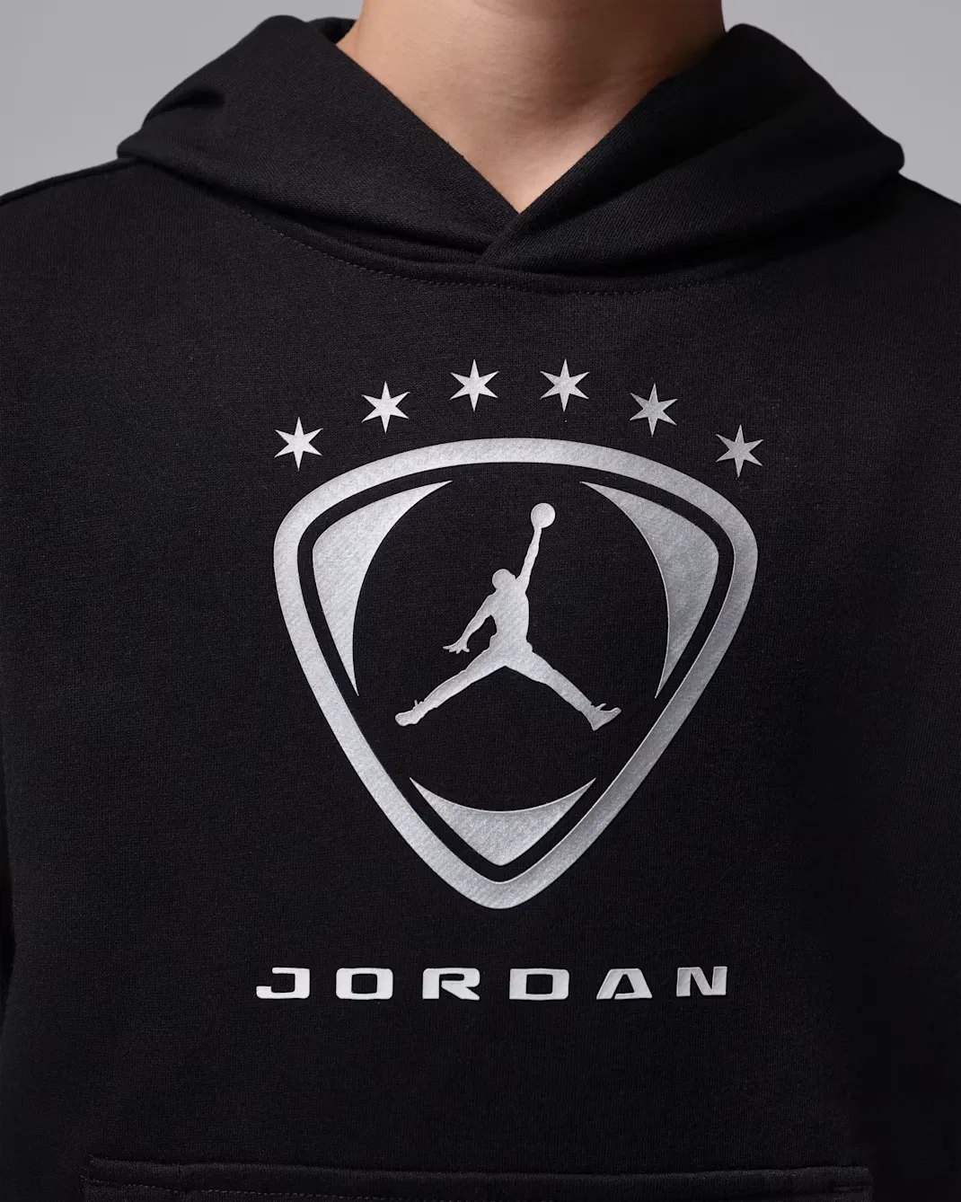 Толстовка с капюшоном "Футбольный клуб для детей постарше" Jordan, Black — фото 4