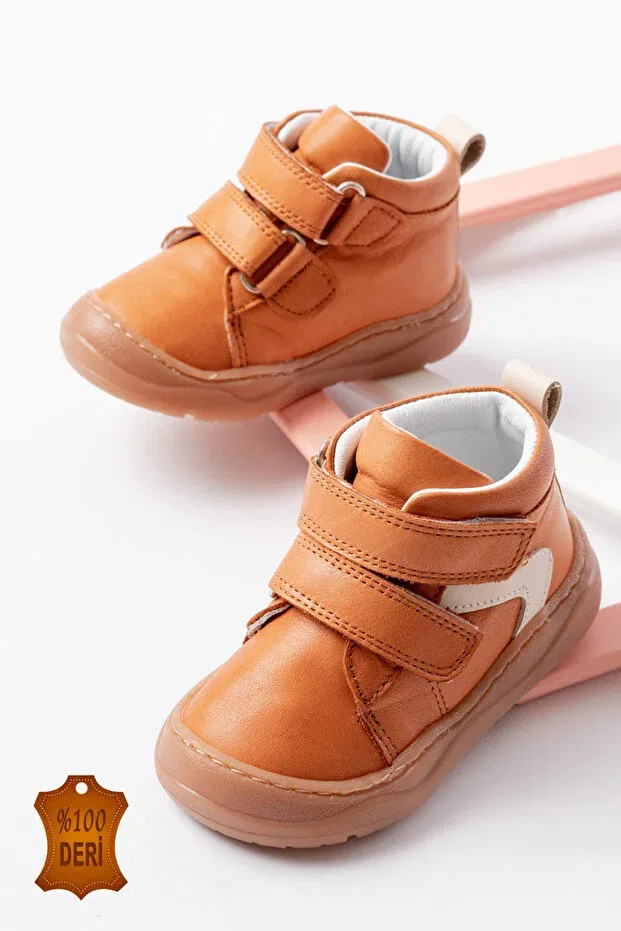 Детская ортопедическая обувь с широкой колодкой Lina Step, Brown