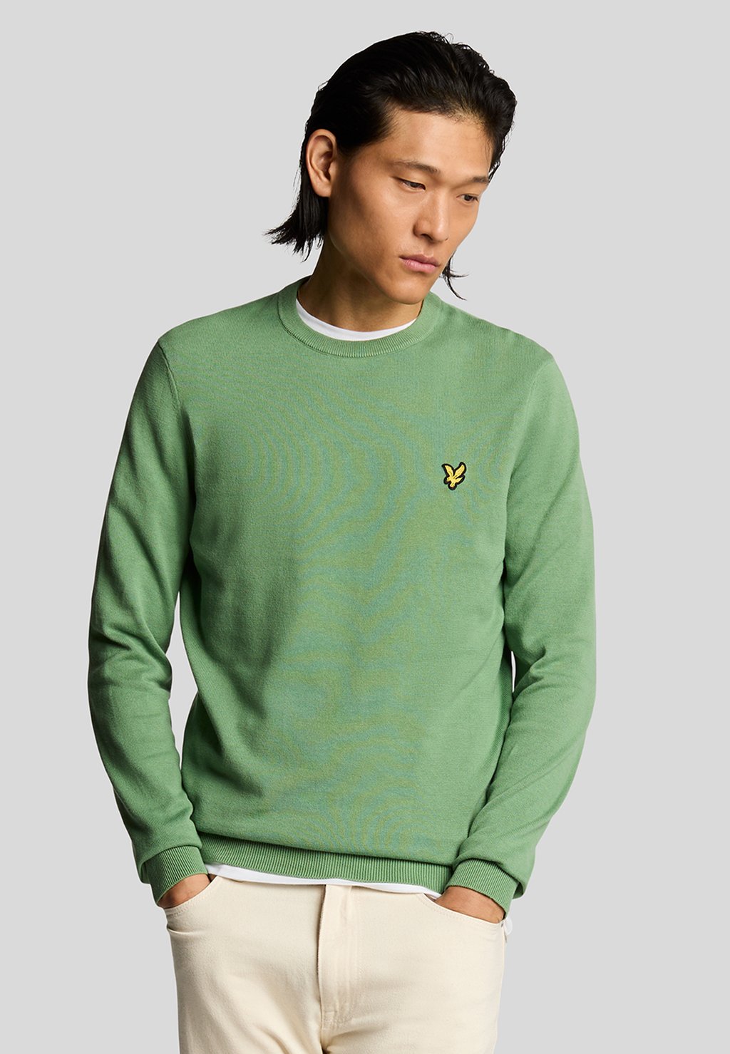 

Джемпер CREW NECK Lyle & Scott, светло-зеленый