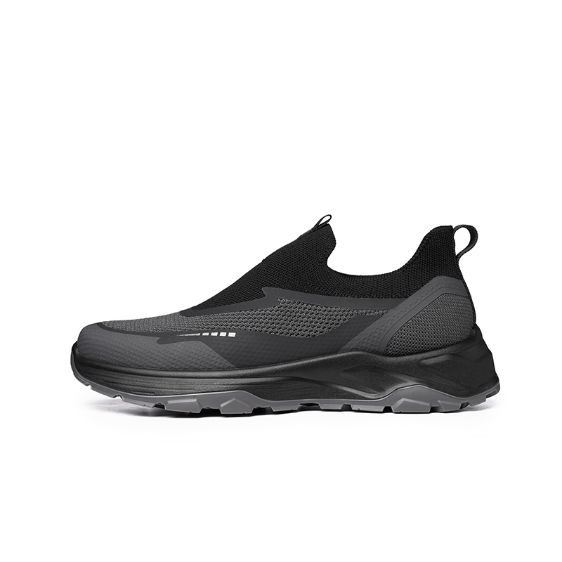 

LAORENTOU Мужские низкие кеды черно-серые, цвет Black Gray