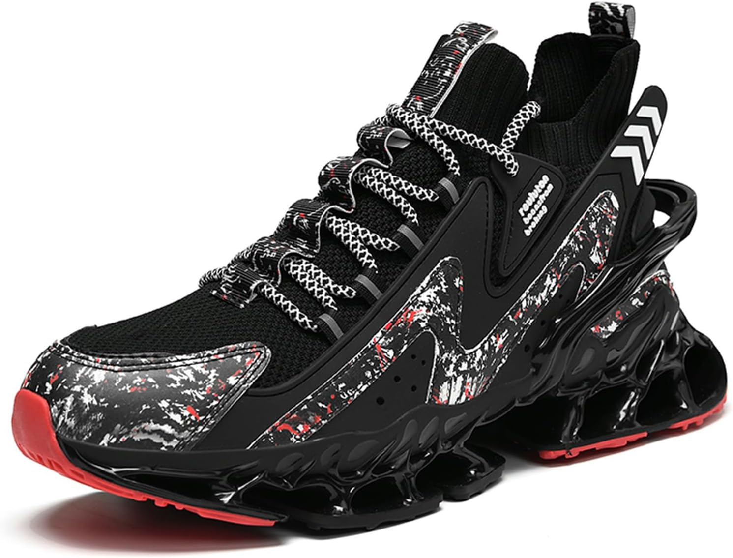 

Мужские кроссовки GSIGUL для бега Blade, сетчатые, с противоскользящей подошвой, для спортзала, тренировок и повседневной носки, черный