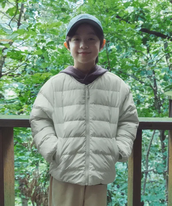 Худи детское с графическим принтом, s25fkfhd80 Snowpeak Apparel Kids, коричневый — фото 2