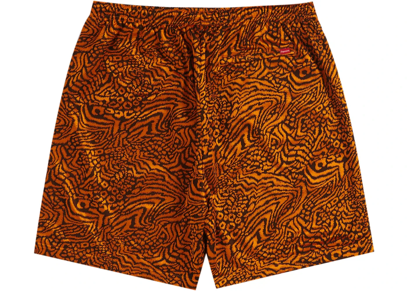 Мужские шорты с принтом Supreme Umbro Jacquard Animal Print, Orange — фото 2