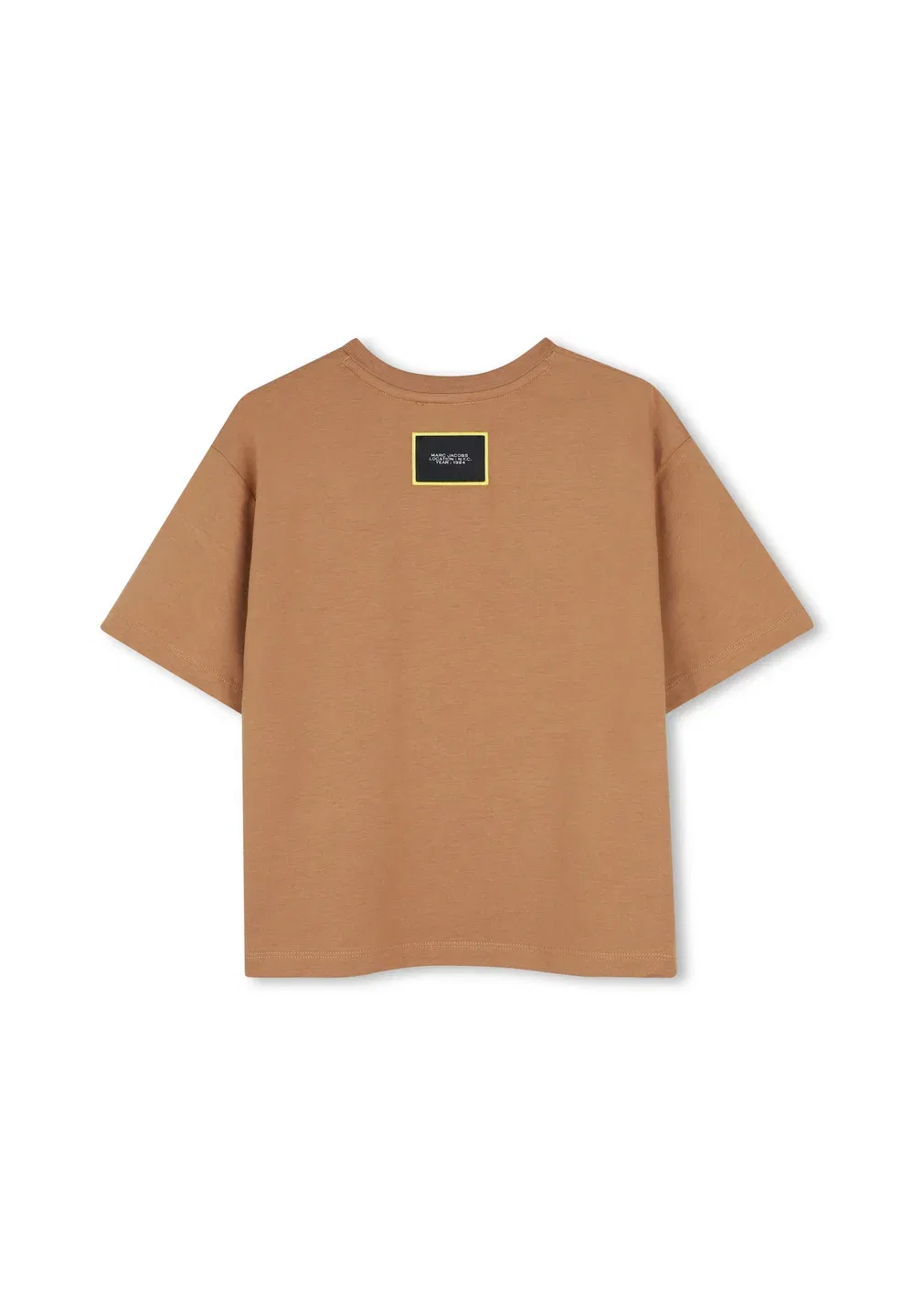Футболка с короткими рукавами, унисекс, с принтом Marc Jacobs Kids, Sand — фото 3