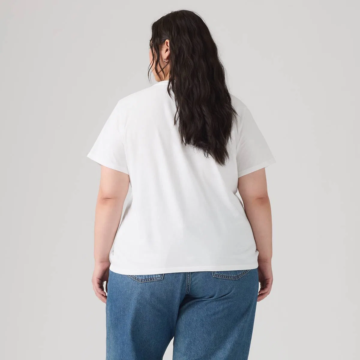 Идеальная футболка (большого размера) Levi's, White — фото 4