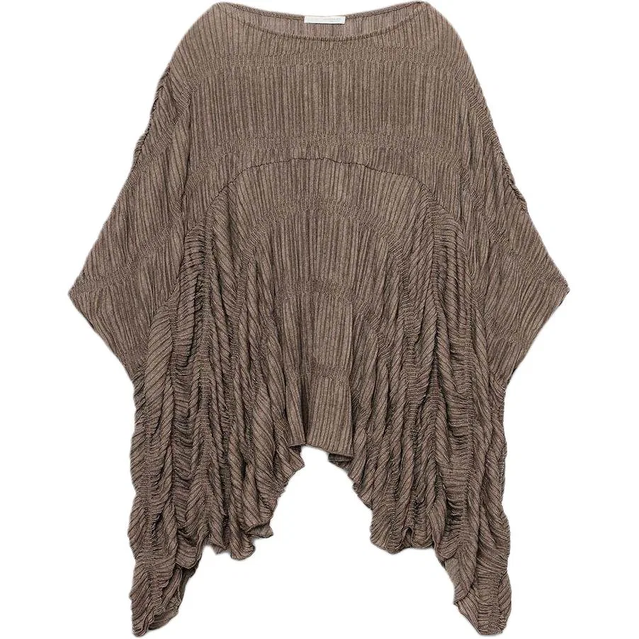 Женская футболка с круглым вырезом, свободный крой, Mink, ZARA
