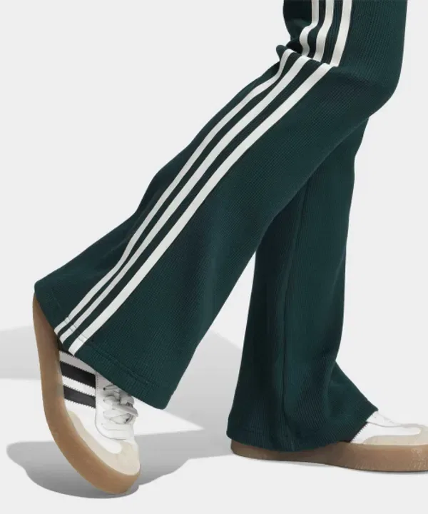 Спортивные брюки из вафли, Adidas, зеленый — фото 4