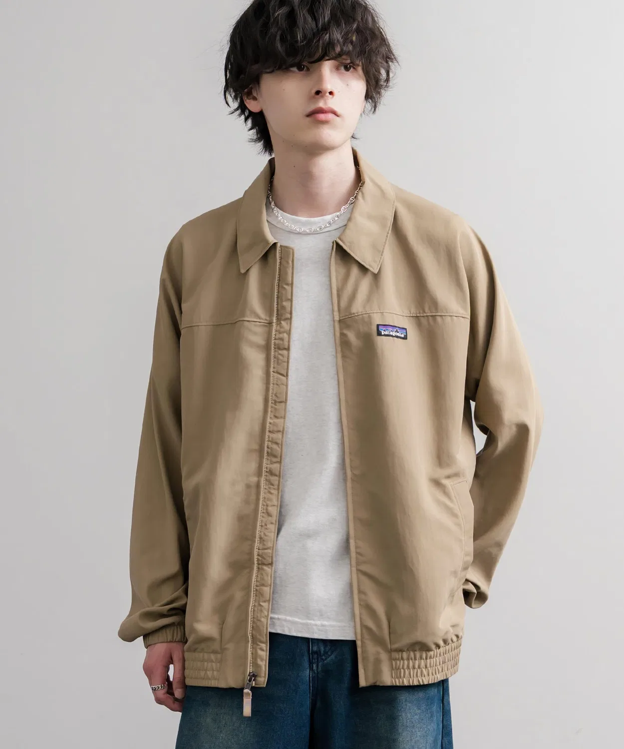 Мужская куртка-ветровка с принтом Isthmus Unlined Patagonia, Khaki