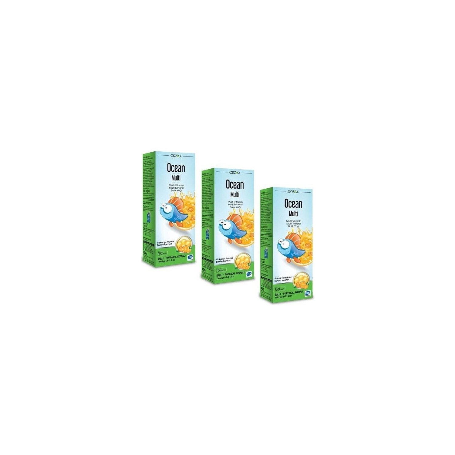

Сироп с рыбьим жиром Ocean Multi со вкусом меда и апельсина, 150 мл