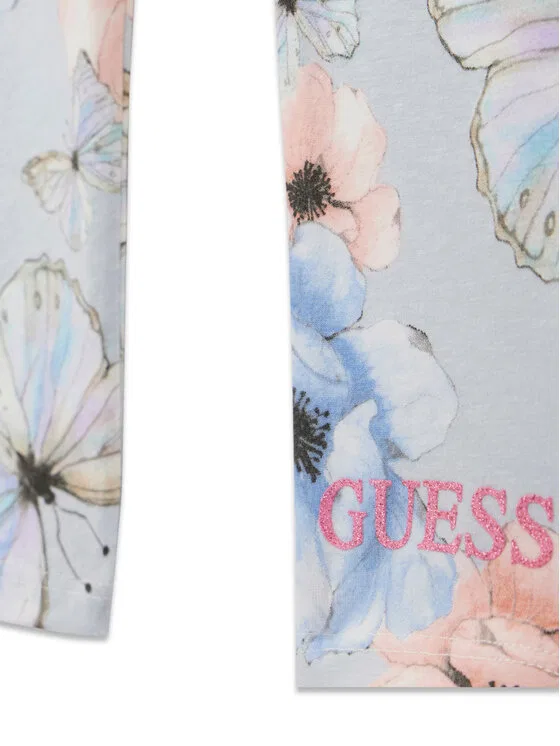 Легинсы slim fit Guess, светло-голубой — фото 3