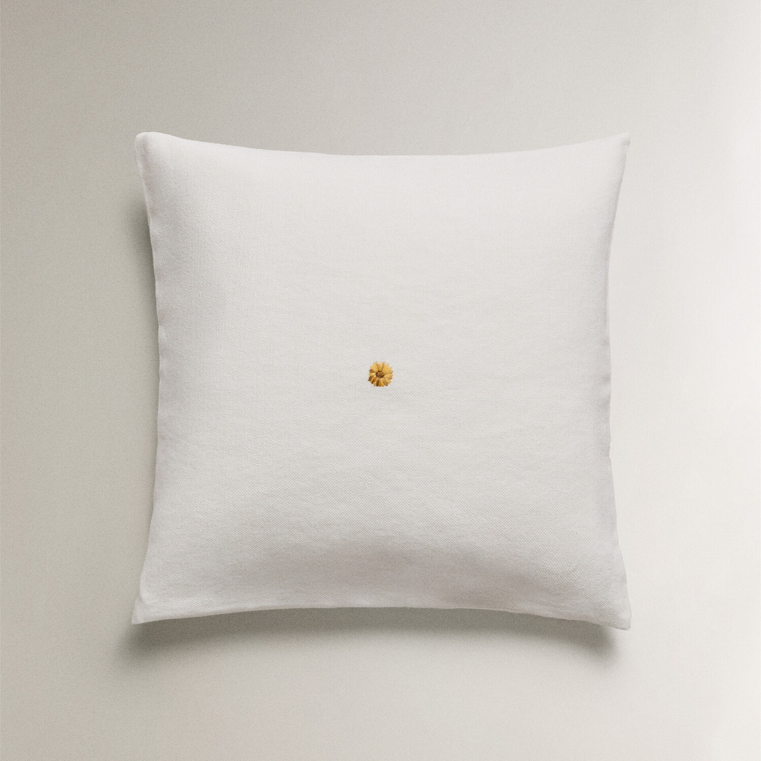 

Чехол для подушки Zara Home Sunflower, 45х45 см, хлопок/лен