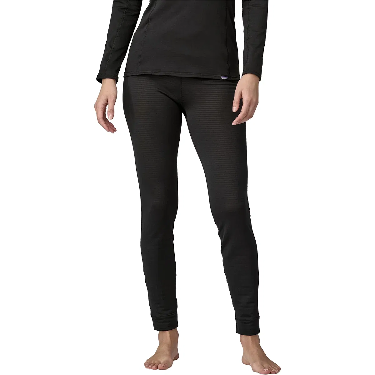 Женские термоштаны с длинным рукавом Capilene Thermal Weight Bottom Patagonia, черный