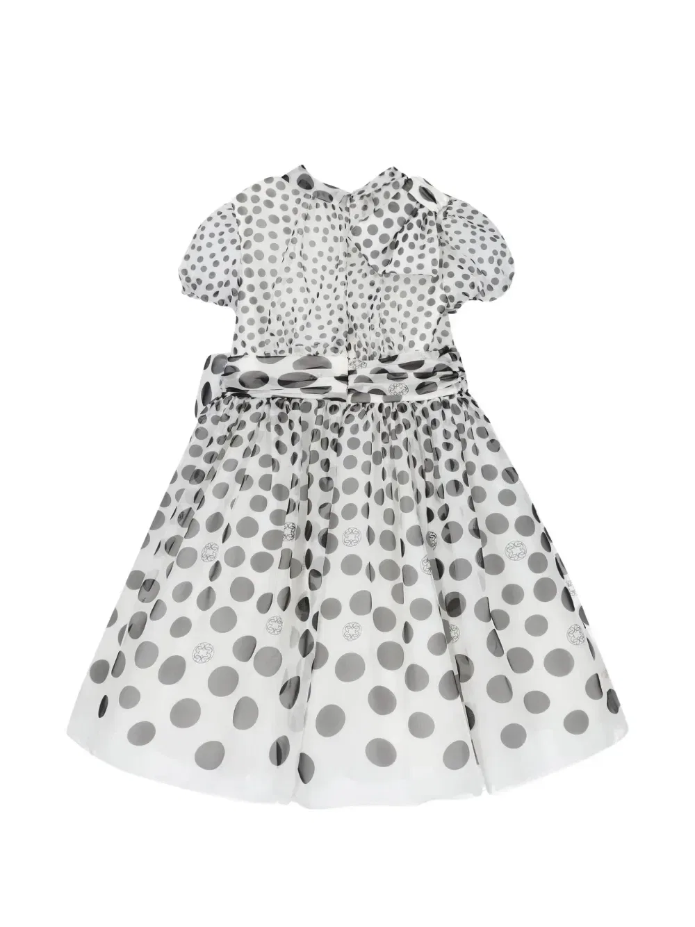 Платье с бантом Elie Saab Junior, белый