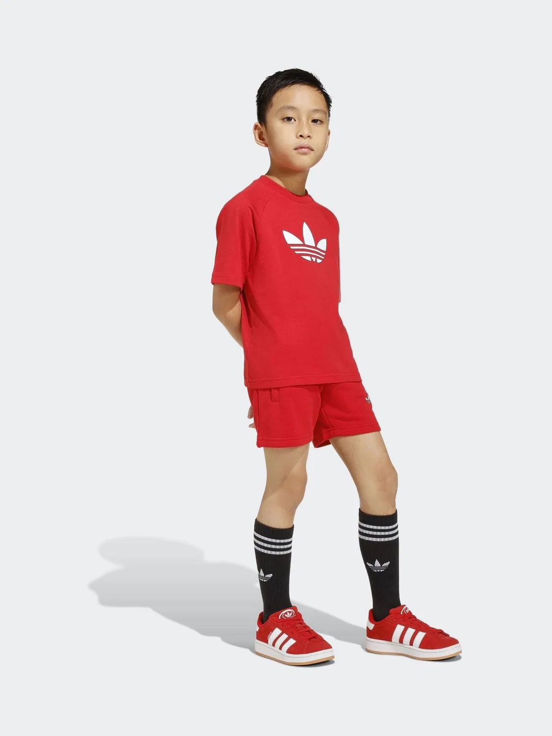 Спортивный костюм Trefoil, adidas Originals, красный — фото 3