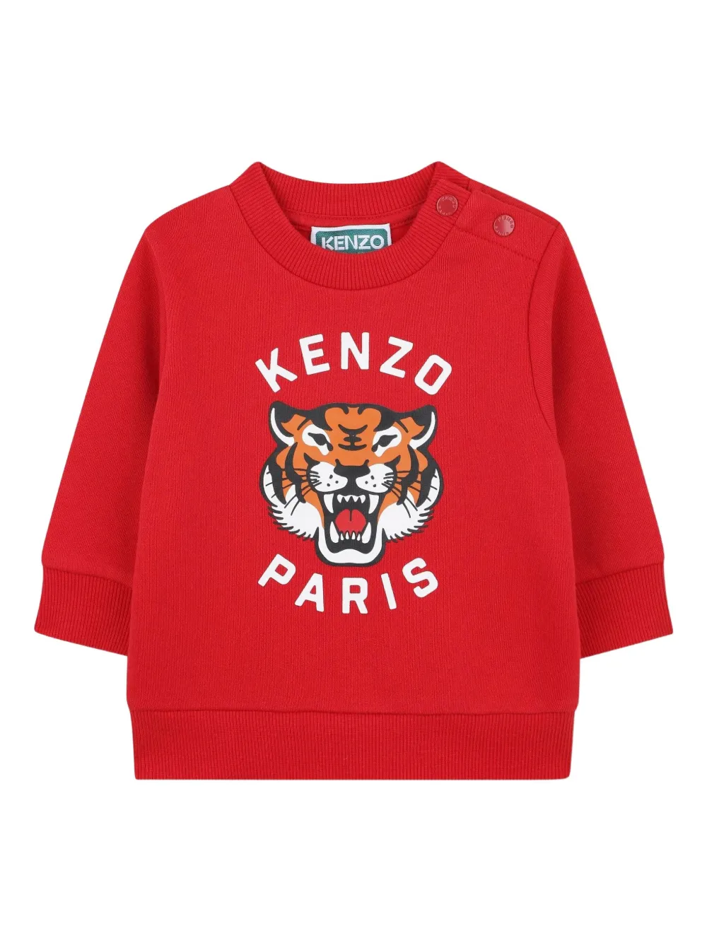 Спортивный костюм с логотипом Kenzo Kids, красный — фото 4