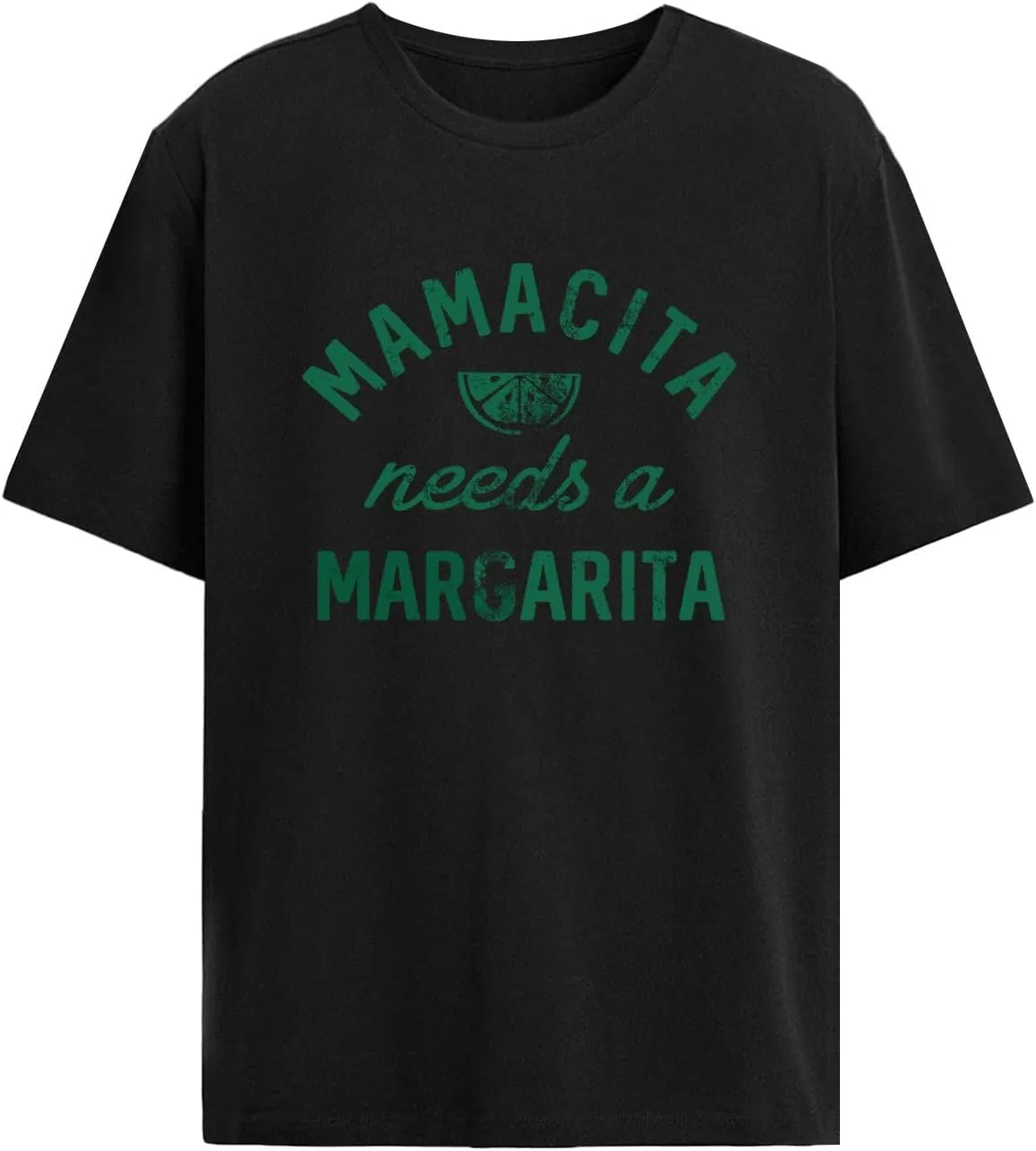 Футболка для женщин MamáCita Needd A Margarita Tee Funny Generic, черный