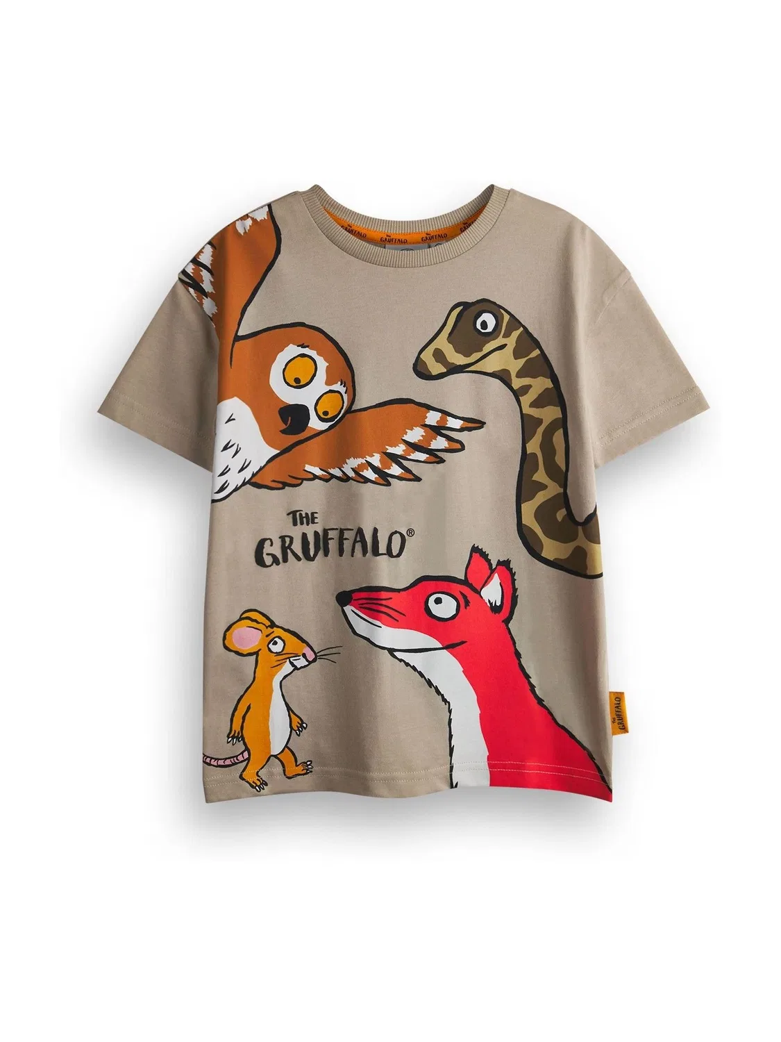 Футболка с принтом Gruffalo, 2 шт Vanilla Underground, коричневый — фото 2