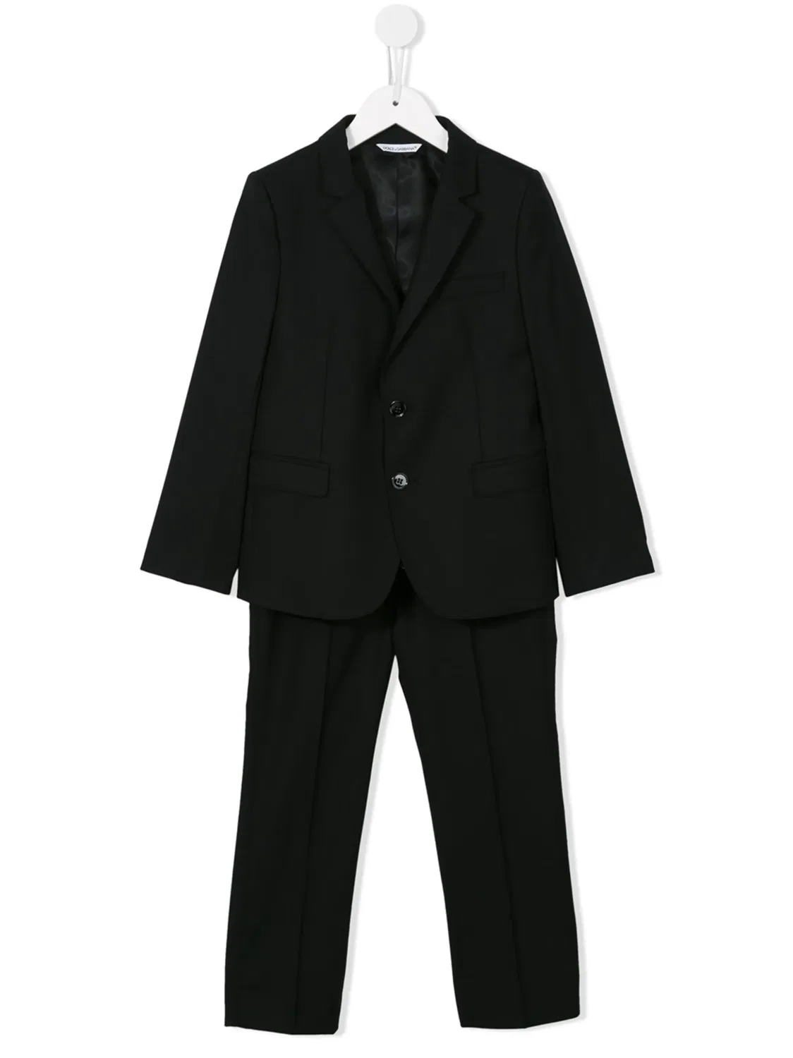 Классический костюм-двойка Dolce & Gabbana Kids, черный